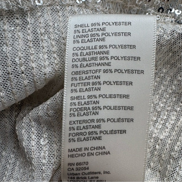 NWT Free People Shimmer Sequin Top - Picture 13 of 13